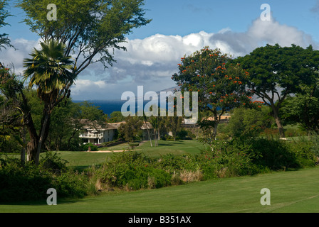 Golf Resort Maui Hawaii Banque D'Images