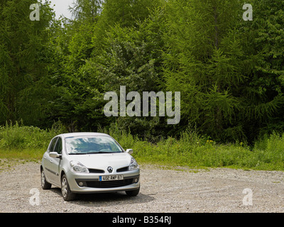 Renault Clio il badge Foto stock - Alamy