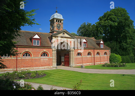 Porterie du bloc stable à Kingston Lacey House (National Trust) Sherborne Dorset England UK Banque D'Images