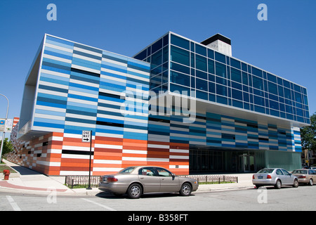 Chicago, IL Gary Comer Youth Centre par John Ronan architectes au grand croisement sur le côté sud du quartier Banque D'Images