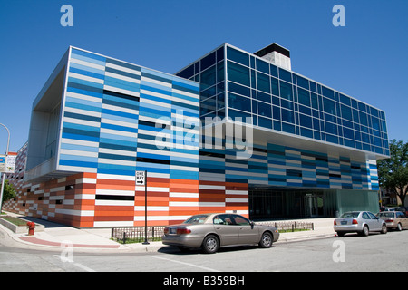 Chicago, IL Gary Comer Youth Centre par John Ronan architectes au grand croisement sur le côté sud du quartier Banque D'Images