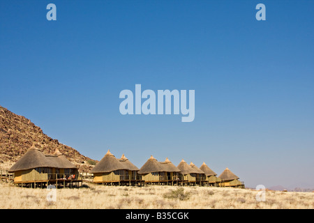 Sossus Dune Lodge un de Namibie Wildlife Resorts NWR safari lodges, récemment rénové, dans la région de Sossusvlei Namibie centrale Banque D'Images