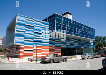 Chicago, IL Gary Comer Youth Centre par John Ronan architectes au grand croisement sur le côté sud du quartier Banque D'Images