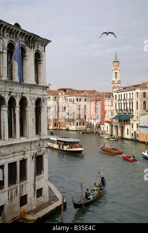 Canal Grande à Venise, Italie Banque D'Images