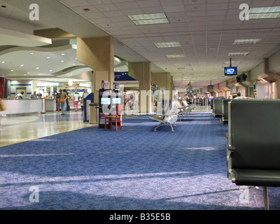 Vue de l'intérieur de l'aéroport international de Dallas-Fort Worth Banque D'Images