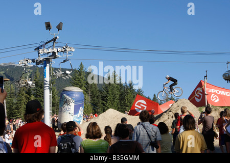 Slopestyle Crankworx Kokanee Monster Energy Banque D'Images