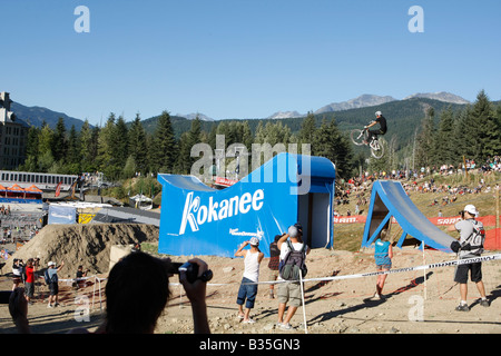 Slopestyle Crankworx Kokanee Monster Energy Banque D'Images