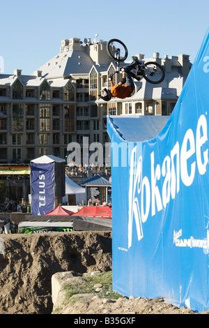 Slopestyle Crankworx Kokanee Monster Energy Banque D'Images
