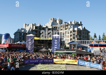 Slopestyle Crankworx Kokanee Monster Energy Banque D'Images