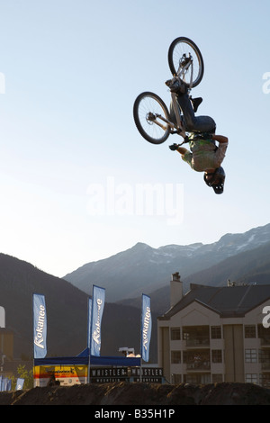 Slopestyle Crankworx Kokanee Monster Energy Banque D'Images