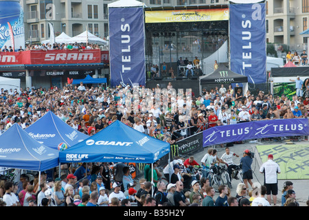 Slopestyle Crankworx Kokanee Monster Energy Banque D'Images