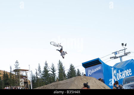 Slopestyle Crankworx Kokanee Monster Energy Banque D'Images
