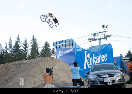 Slopestyle Crankworx Kokanee Monster Energy Banque D'Images