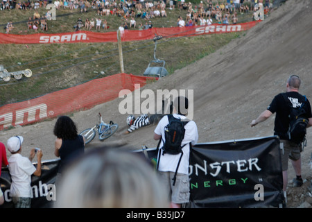 Slopestyle Crankworx Kokanee Monster Energy Banque D'Images
