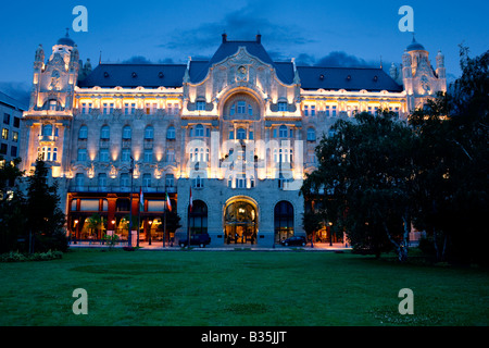 Le Four Seasons Hotel Gresham Palace Budapest en Hongrie Banque D'Images