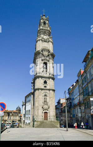 Costa Verde Portugal Porto tour Torre dos Clérigos Banque D'Images