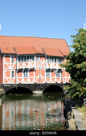 Genannt Fachwerkhaus Gewölbe Wismar Deutschland maison bois appelé Gewoelbe Wismar Allemagne Banque D'Images