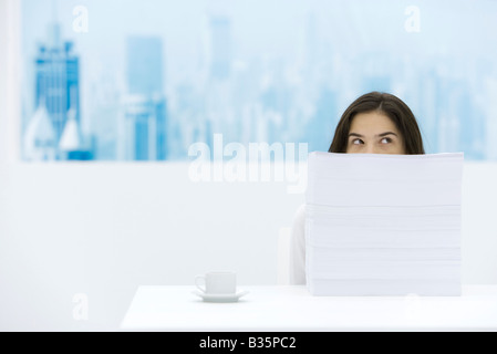 De plus et à l'écart Banque D'Images