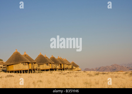 Sossus Dune Lodge un de Namibie Wildlife Resorts NWR safari lodges, récemment rénové, dans la région de Sossusvlei Namibie centrale Banque D'Images