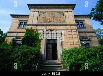 Maison Villa Wahnfried Wagner à Bayreuth Allemagne Bavière Banque D'Images