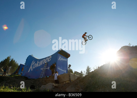 Slopestyle Crankworx Kokanee Monster Energy Banque D'Images