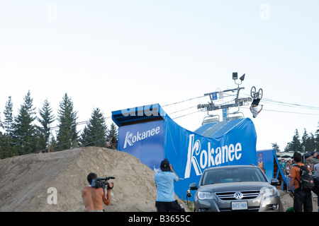 Slopestyle Crankworx Kokanee Monster Energy Banque D'Images