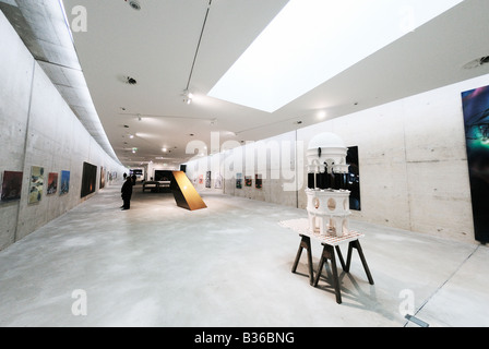 Intérieur de la galerie d'Art en KIT Tunnel inutilisé à Düsseldorf en Allemagne Banque D'Images