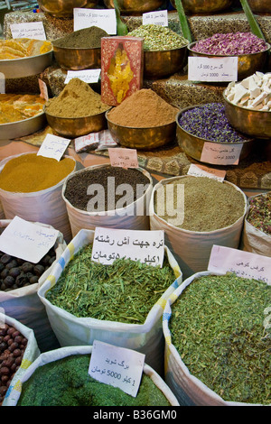 Spice Shop dans Bazar Vakil e à Shiraz Iran Banque D'Images