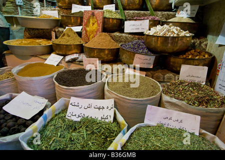 Spice Shop dans Bazar Vakil e à Shiraz Iran Banque D'Images