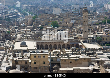 Grand ou Mosquée des Omeyyades à Alep, Syrie Banque D'Images