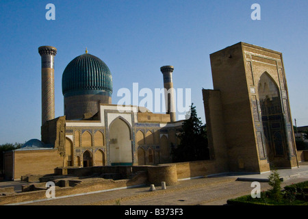 Tombeau de Tamerlan Guri Amir mausolée à Samarkand en Ouzbékistan Banque D'Images