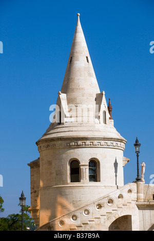 Le bastion des pêcheurs à Budapest Hongrie Banque D'Images