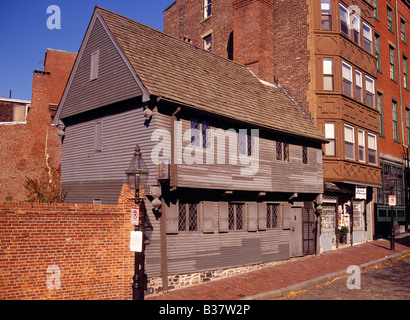 Paul Revere's House Boston Banque D'Images