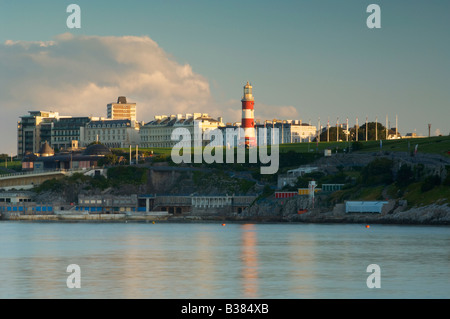 Plymouth Hoe de Mountbatten à l'aube en été Devon UK Banque D'Images