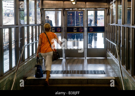 La station de métro de Stockholm Gamla Stan dans la Vieille Ville Banque D'Images