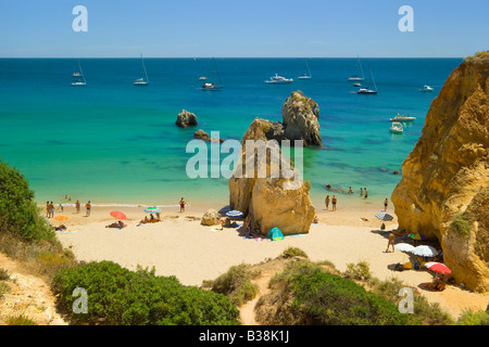 Le Portugal l'Algarve Praia do Vau, près de Praia da Rocha Banque D'Images