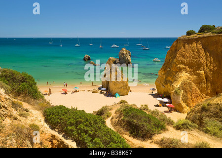 Le Portugal l'Algarve Praia do Vau, près de Praia da Rocha Banque D'Images