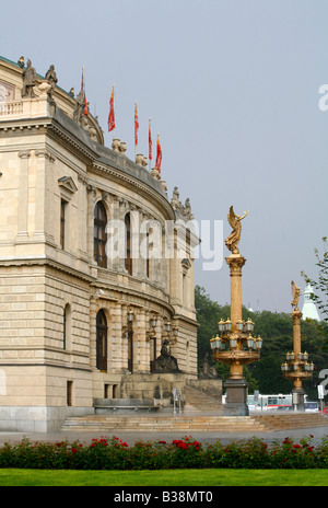 Août 2008 - Rudolfinum concert hall Prague République Tchèque Banque D'Images