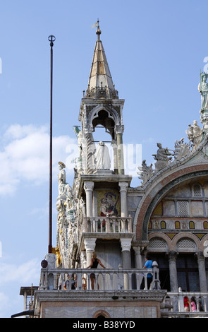 Un détail de la basilique San Marco (Venise), Italie 13 Août 2008 Banque D'Images