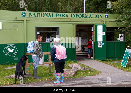 Centre d'information du Parc National de Dartmoor Newbridge Devon, Angleterre Banque D'Images