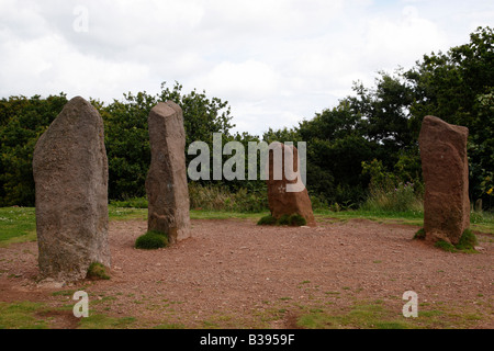 Pierre quatre folie sur le sommet de la colline adams partie de la partie de l'Clent Hills worcestershire england uk national trust Banque D'Images