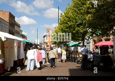 Spalding est une ville sur la rivière Welland, dans la Hollande du Sud district de Lincolnshire, Angleterre. Banque D'Images