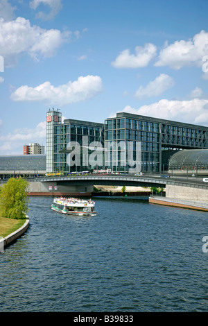 France, Allemagne, Berlin Hauptbahnhof, la gare, le Lehrter Bahnhof Banque D'Images