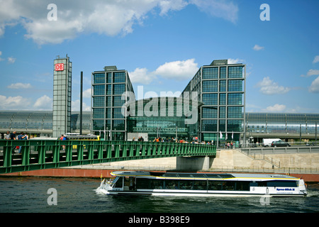 France, Allemagne, Berlin Hauptbahnhof, la gare, le Lehrter Bahnhof Banque D'Images