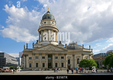 Deutschland, Berlin, Franzoesischer Dom am Gendarmenmarkt, Dôme Français, le gendarme du marché, Berlin, Allemagne Banque D'Images