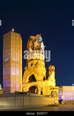 Deutschland, Berlin, Kaiser-Wilhelm-Gedaechtniskirche, Allemagne, Kaiser Wilhelm Memorial Church Banque D'Images