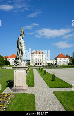 Schloss Nymphenburg à Munich, château de Nymphenburg Munich, Bavière, Allemagne Banque D'Images