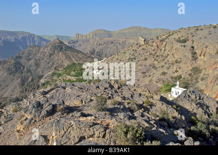 Plateau Saiq Jabal al Akhdar Sultanat d'Oman Banque D'Images