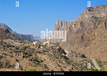 Plateau Saiq Jabal al Akhdar Sultanat d'Oman Banque D'Images
