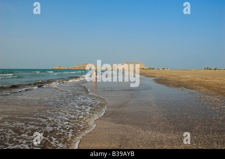 Sawadi Beach Al Batinah Région Sultanat d'Oman Banque D'Images